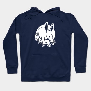 Stylized, minimal art of an marvelous Aardvark. Hoodie